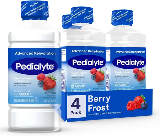 Pedialyte AdvancedCare Plus Electrolyte Drink, Berry Frost, 1 Liter