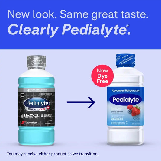 Pedialyte AdvancedCare Plus Electrolyte Drink, Berry Frost, 1 Liter