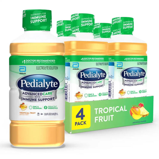 Pedialyte AdvancedCare Electrolyte Drink, Tropic Fruit, 1 Liter