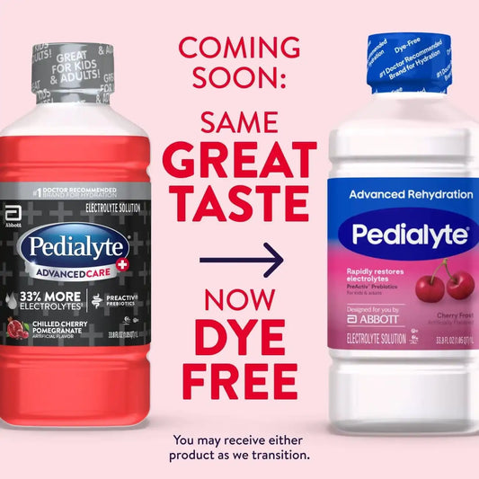 Pedialyte AdvancedCare Plus Electrolyte Drink, Cherry Pomegranate, 1 Liter