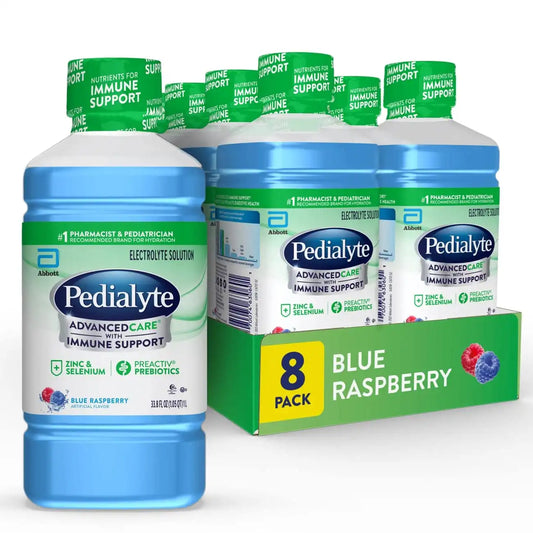 Pedialyte AdvancedCare Electrolyte Drink, Blue Rasberry, 1 Liter
