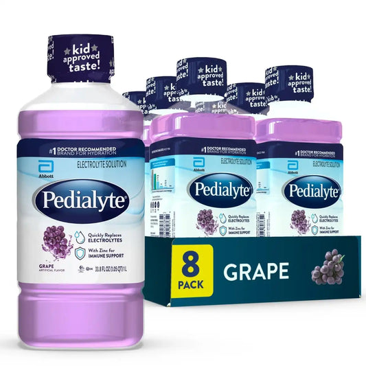 Pedialyte Electrolyte Drink, Grape Hydration Drink, 1 Liter