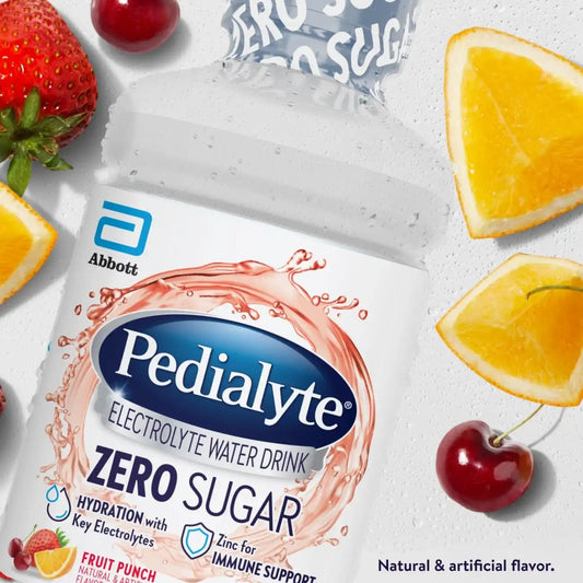 Pedialyte Electrolyte Water with Zero Sugar, Hydration Drink, 1 Liter