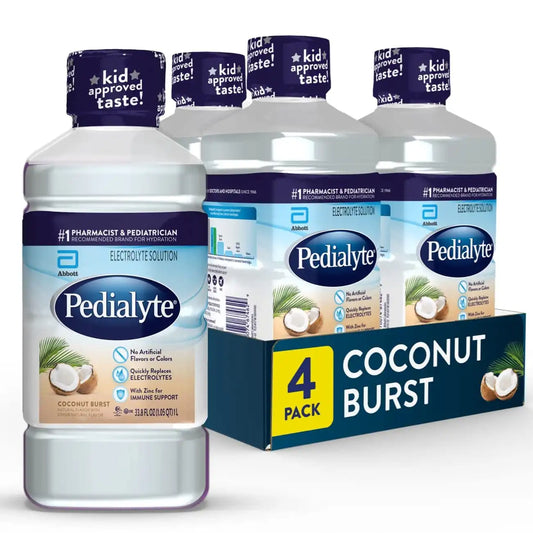 Pedialyte Electrolyte Drink, Coconut Burst Hydration Drink, 1 Liter